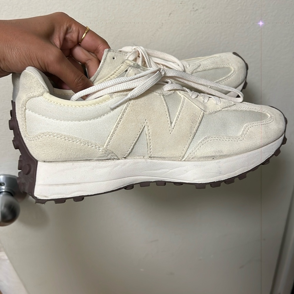 New balance 327 angora all white/cream